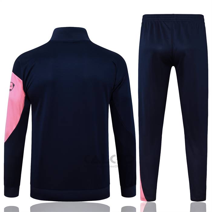 Tuta da Track di Giacca FC Barcellona Bambino 2025-2026 Blu Rosa